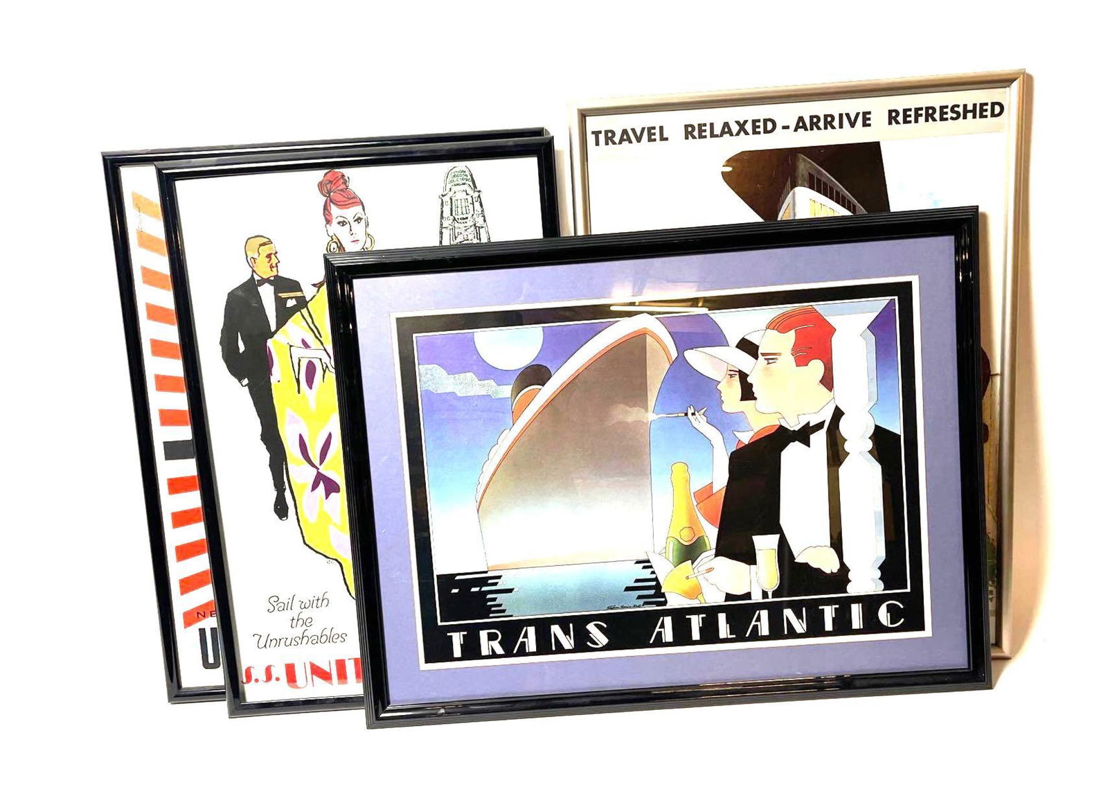 S.S. United State Lines Retro Europe Posters (1 of 10)