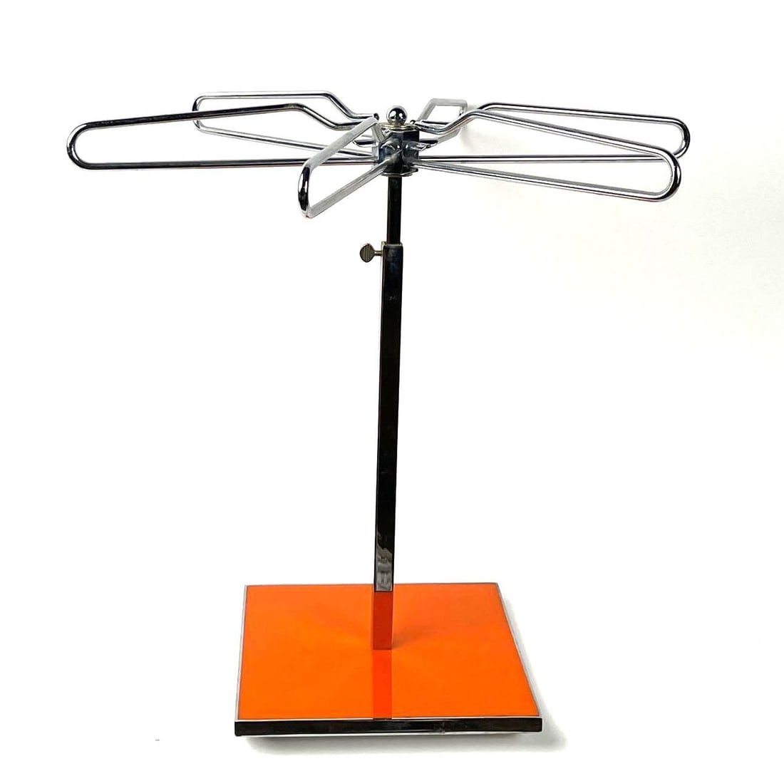 Orange Adjustable Tie Rack (1 of 6)