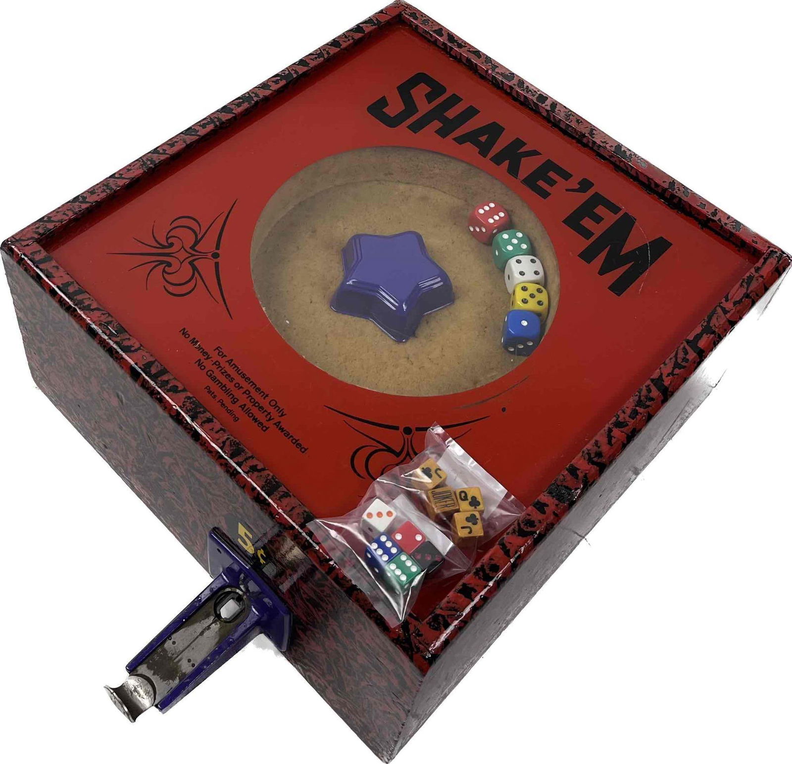 SHAKE'EM Coin Operated Dice Game (1 of 10)