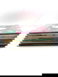 Collection of 25 Vinyl Records: Collection of 25 Vinyl Records, this set comes with 25 albums from various artists such as Grateful Dead, Jimmy Buffett, Don Mclean, The Doobie Brothers, Doors, Cat Stevens, David Bowie, and more. Eac