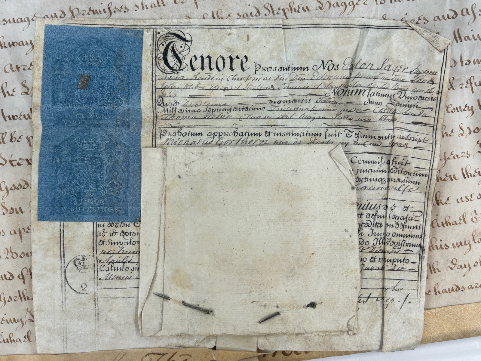 17th and 18th century Historic Wills: Collection of historic wills and testaments from England. Names include Sara Adam, George Wallis, John Snow, Elizabeth Miller, and Michael Gorthorn. These wills and testaments while short give detail 