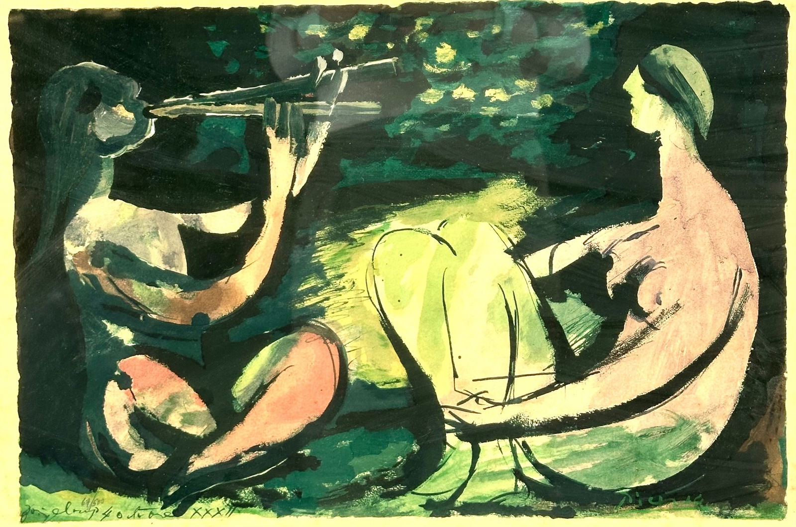 After Pablo Picasso La Flute Double (1 of 11)