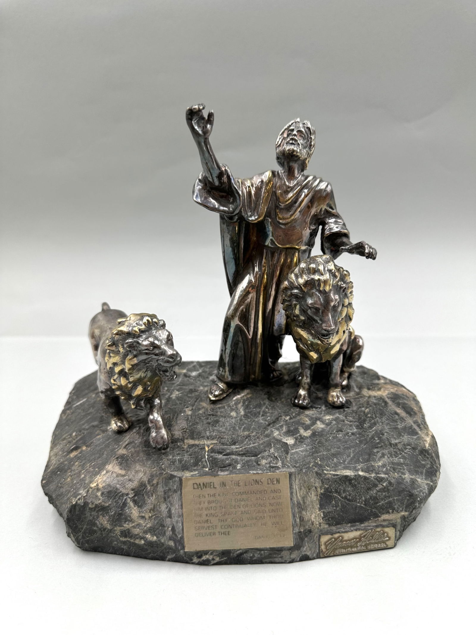 Yaacov Heller Daniel in the Lions Den Sculpture (1 of 9)