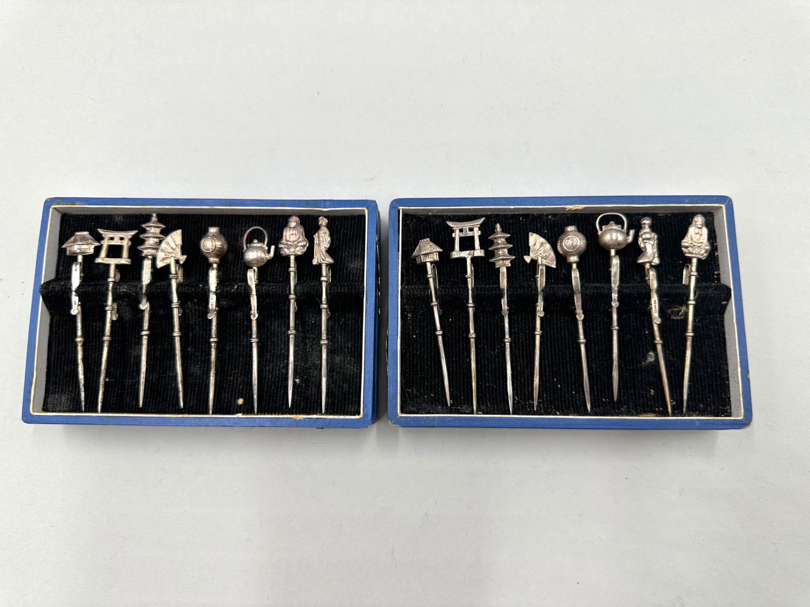 Two Sets of Sterling Silver Cocktail Picks (1 of 12)