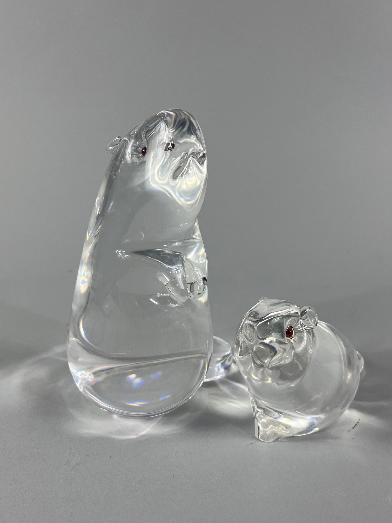 Pair of Steuben Beaver Figurines (1 of 13)