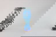 Tiffany Studio Favrile Glass with Bronze Base