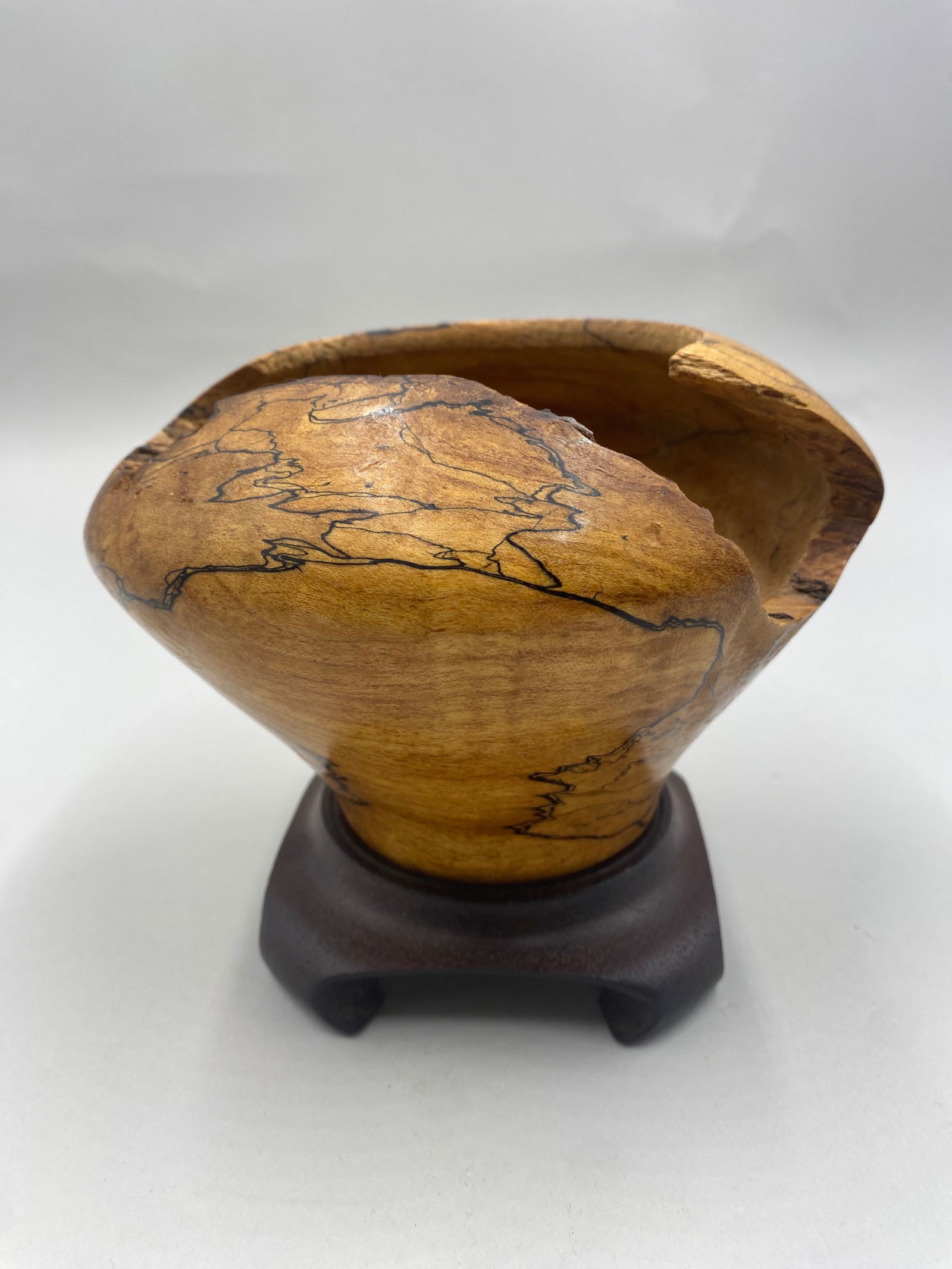 Spalted Maple Hand Turned Wood Vessel (1 of 7)