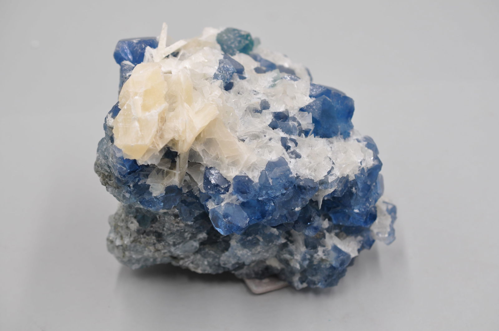 Blue Fluorite Cluster (1 of 6)