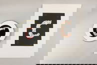 Erte'  Alphabet Letter C Bone China Plate