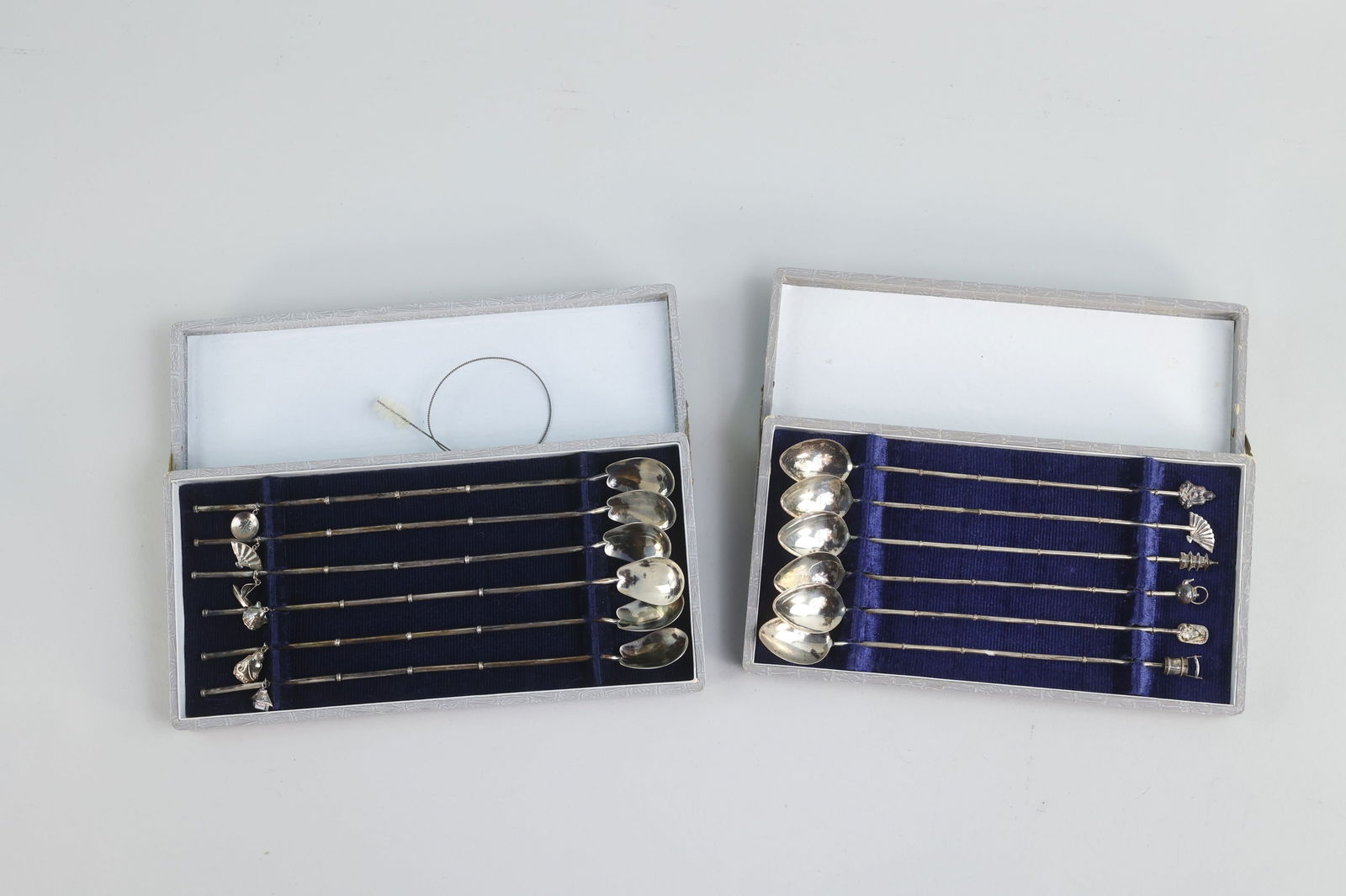 Two Boxes of Sterling Silver Cocktail Spoons (1 of 20)