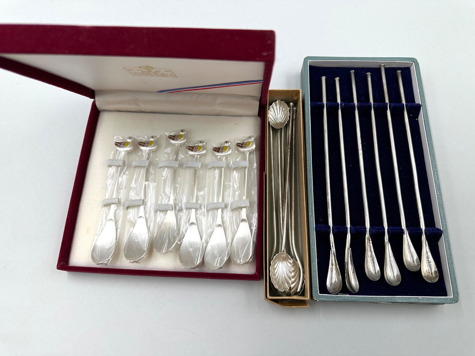 Three Sets of Sterling Silver Tea or Cocktail Spoons (1 of 10)
