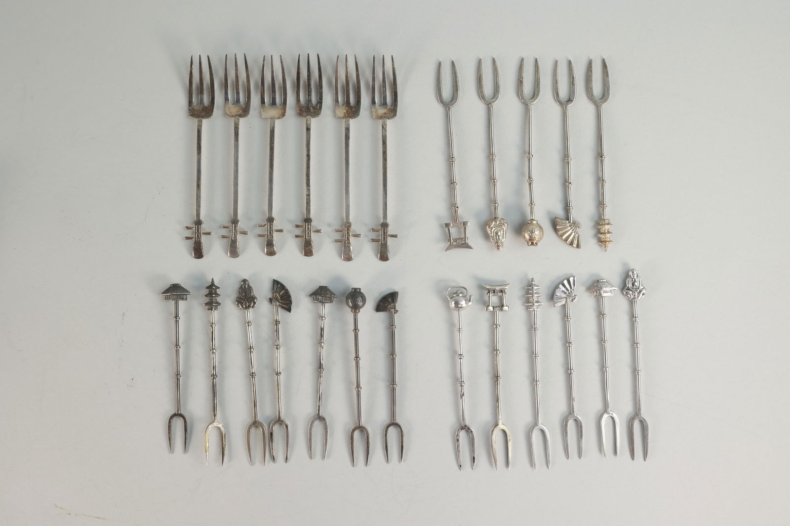 Sterling Silver Hors D'oeuvre Picks and Small Forks (1 of 20)