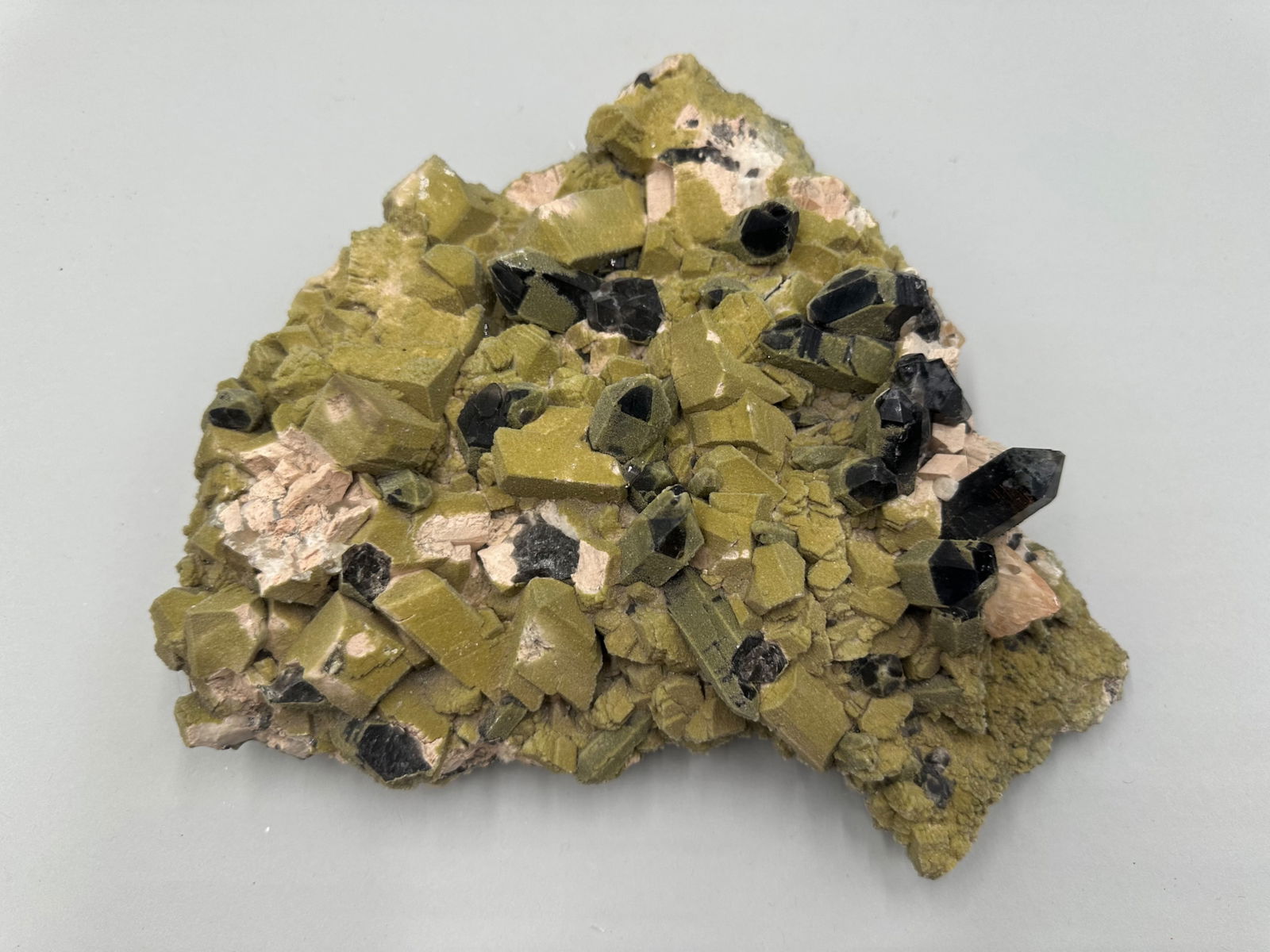 Epidote with Black Fluorite (1 of 9)