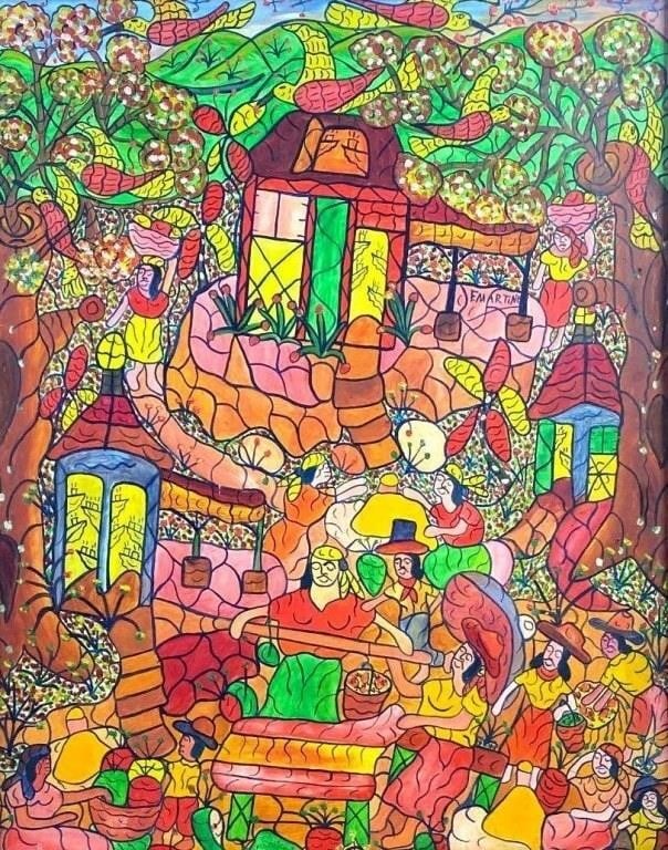 Florence Martinez, Colorful House on Hill (1 of 6)