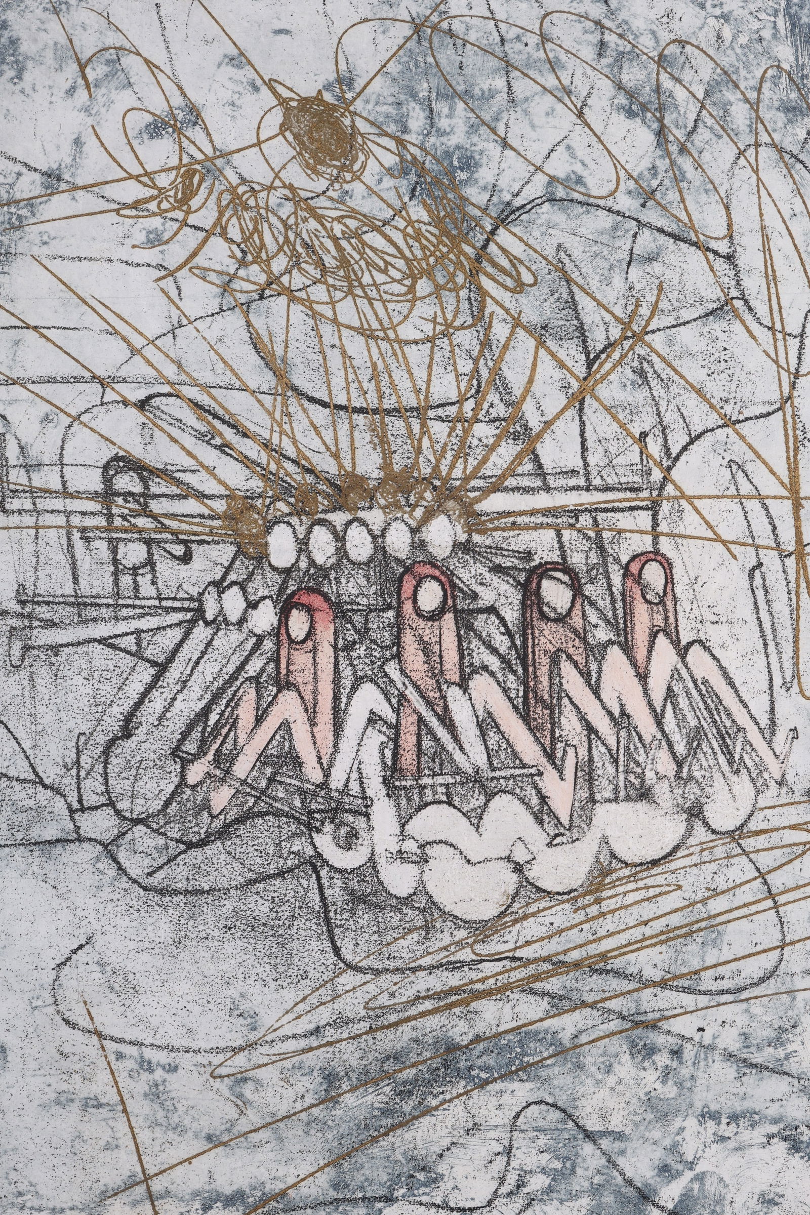 Roberto Matta, Les Damnations Planche I (1 of 7)