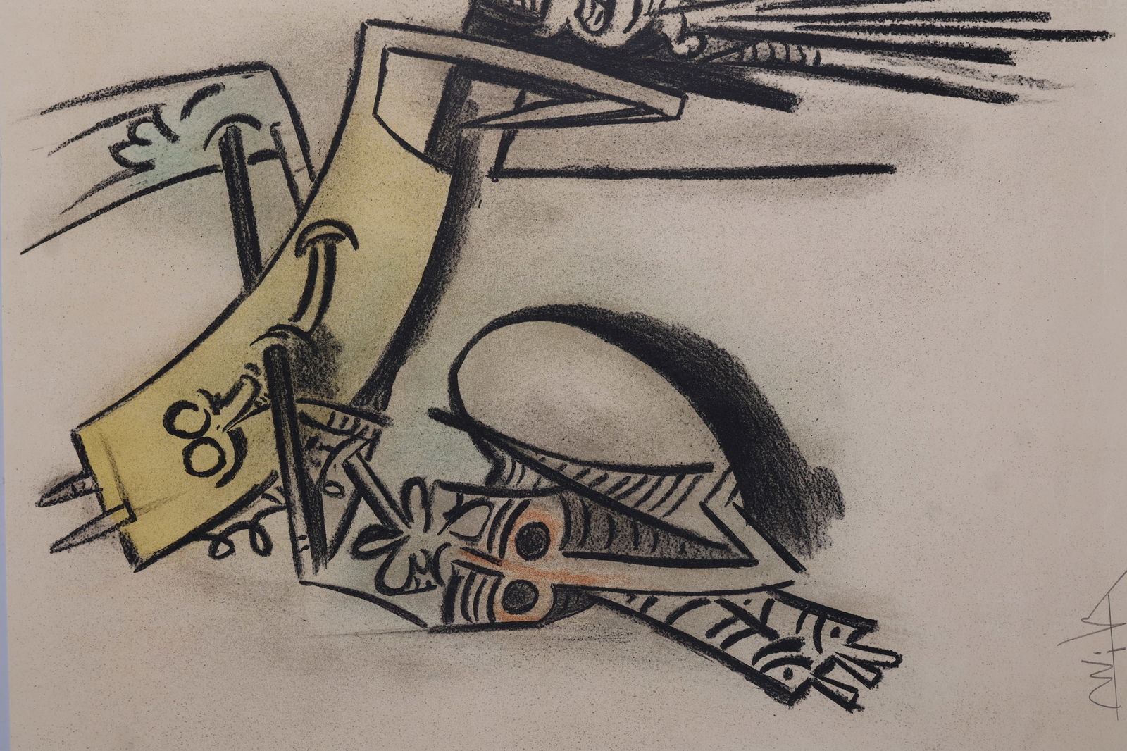 Wifredo Lam, Montee de Seve, from the Suite Pleni Luna (1 of 9)