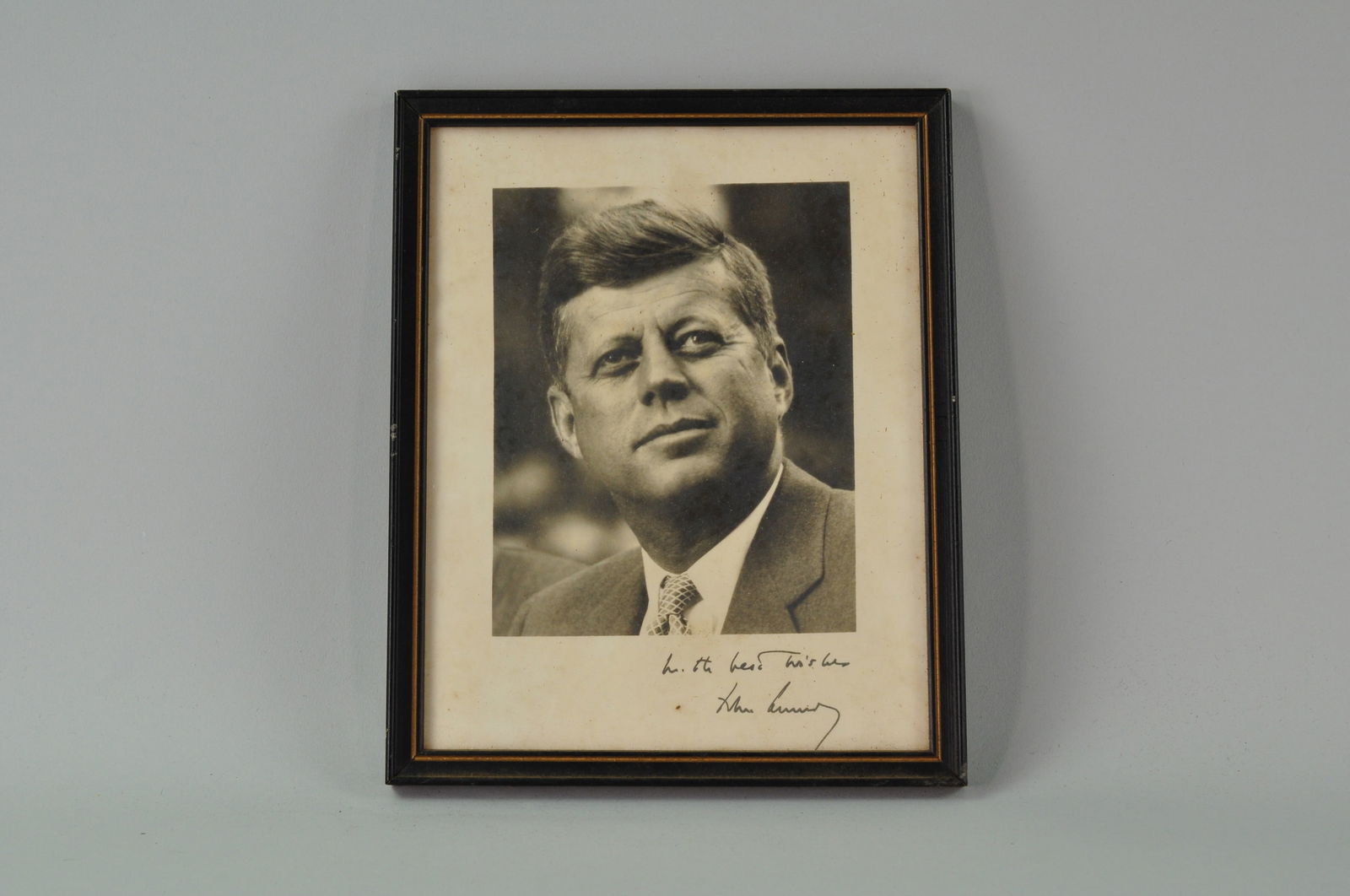 John F. Kennedy Signed Photo