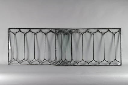 Two Leaded Glass Window Panels (1 of 14)