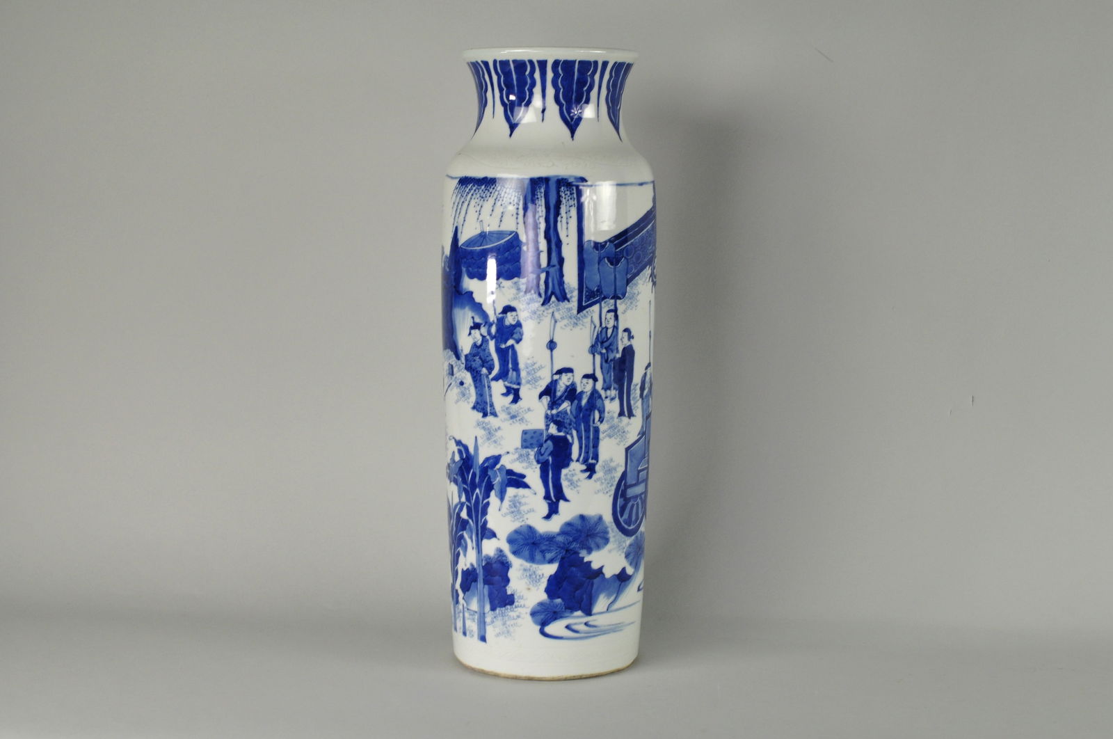 Chinese Blue & White Porcelain Transitional Style Sleeve Vase (1 of 11)
