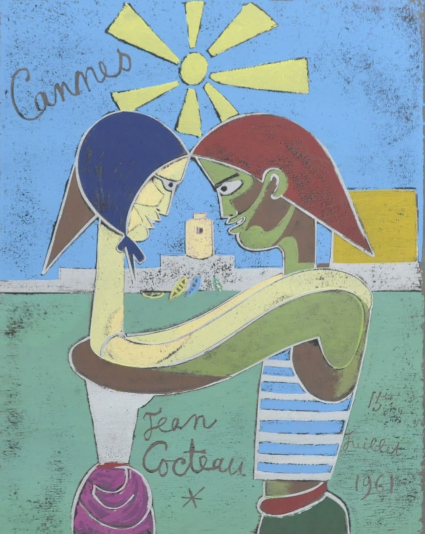 Jean Cocteau, Cannes, 1961: Artist: Jean Cocteau Title: Cannes Origin: French, 1961