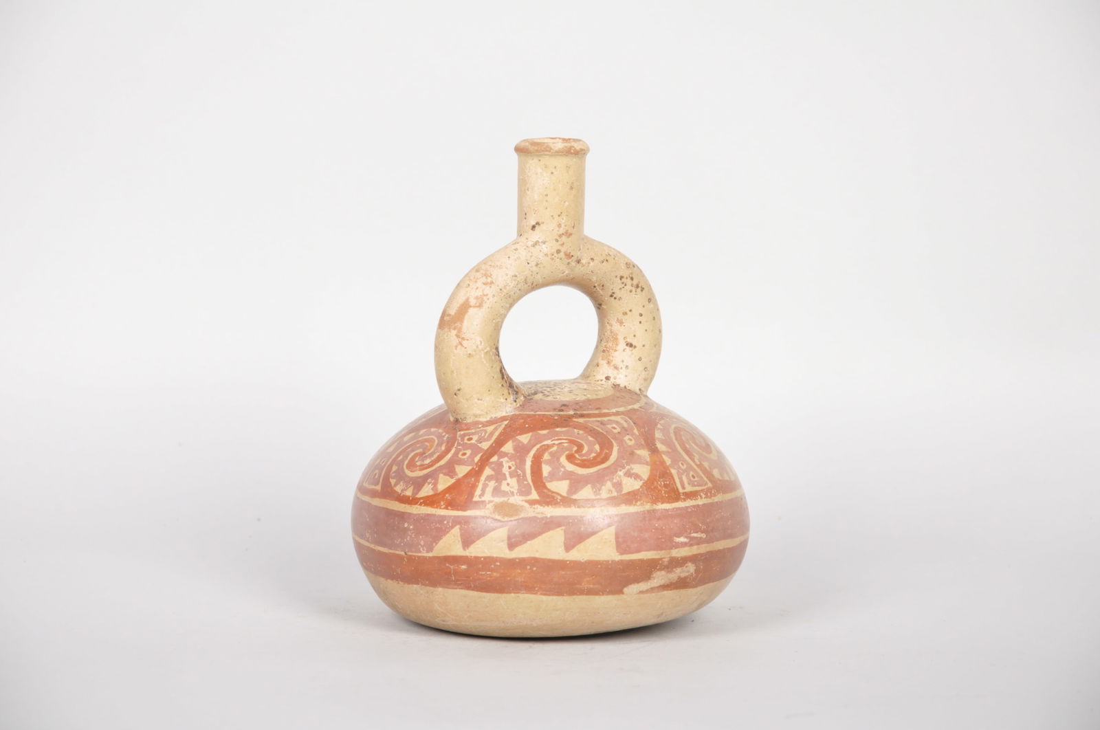 Moche Stirrup Spout Ceramic Vessel (1 of 6)