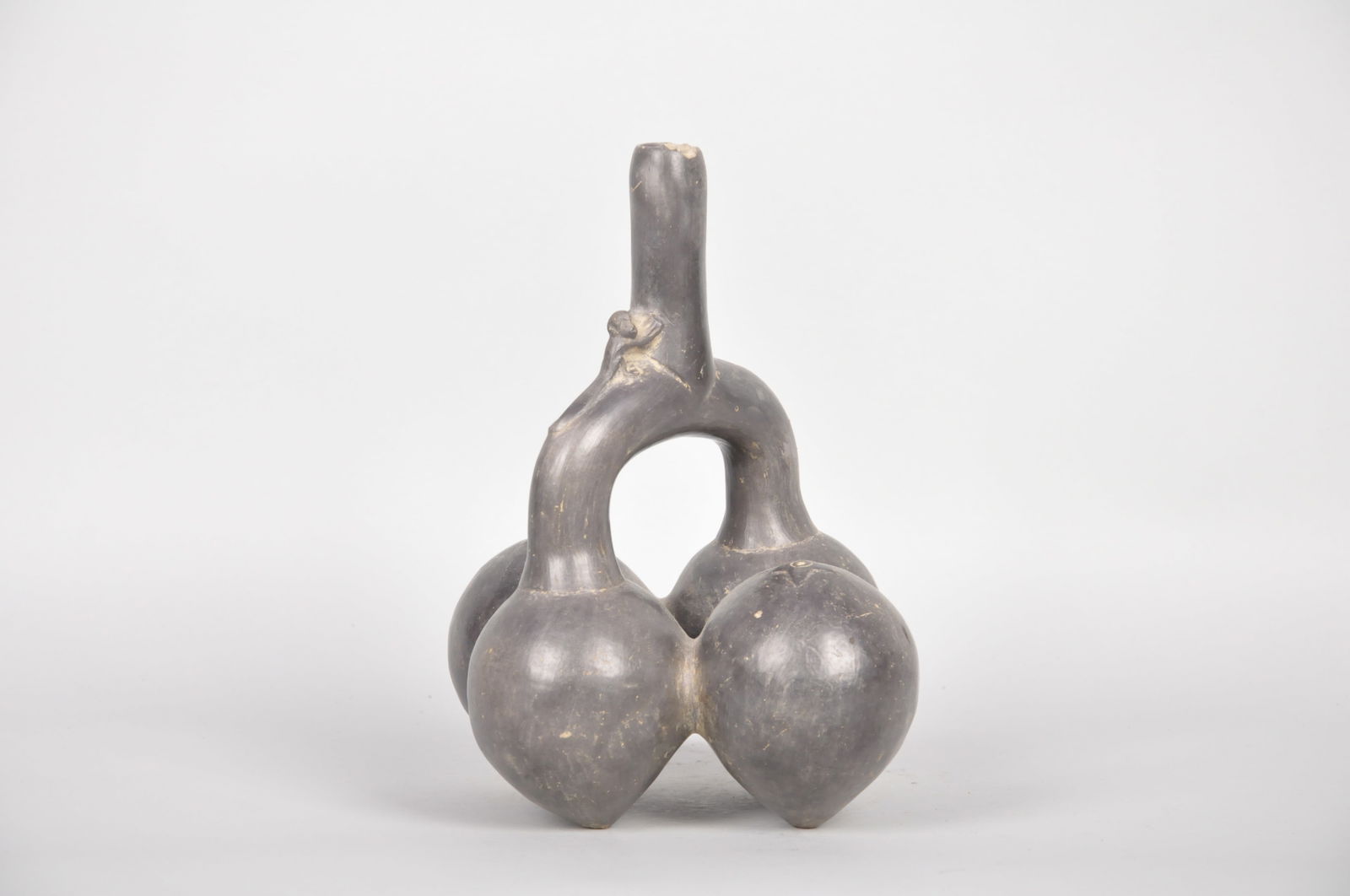 Chimu Peruvian Stirrup Spout Lucuma Fruit Vessel (1 of 7)