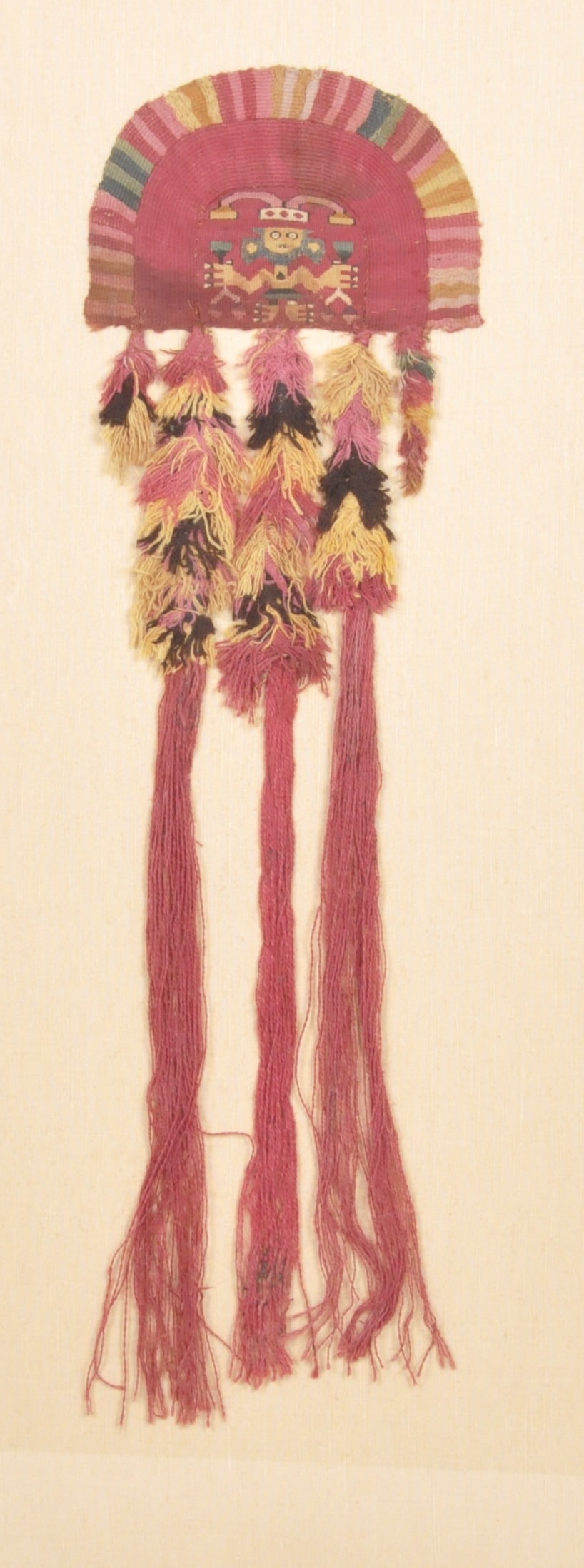 Inca, Ancon Necropolis Passementerie Woven Textile (1 of 7)