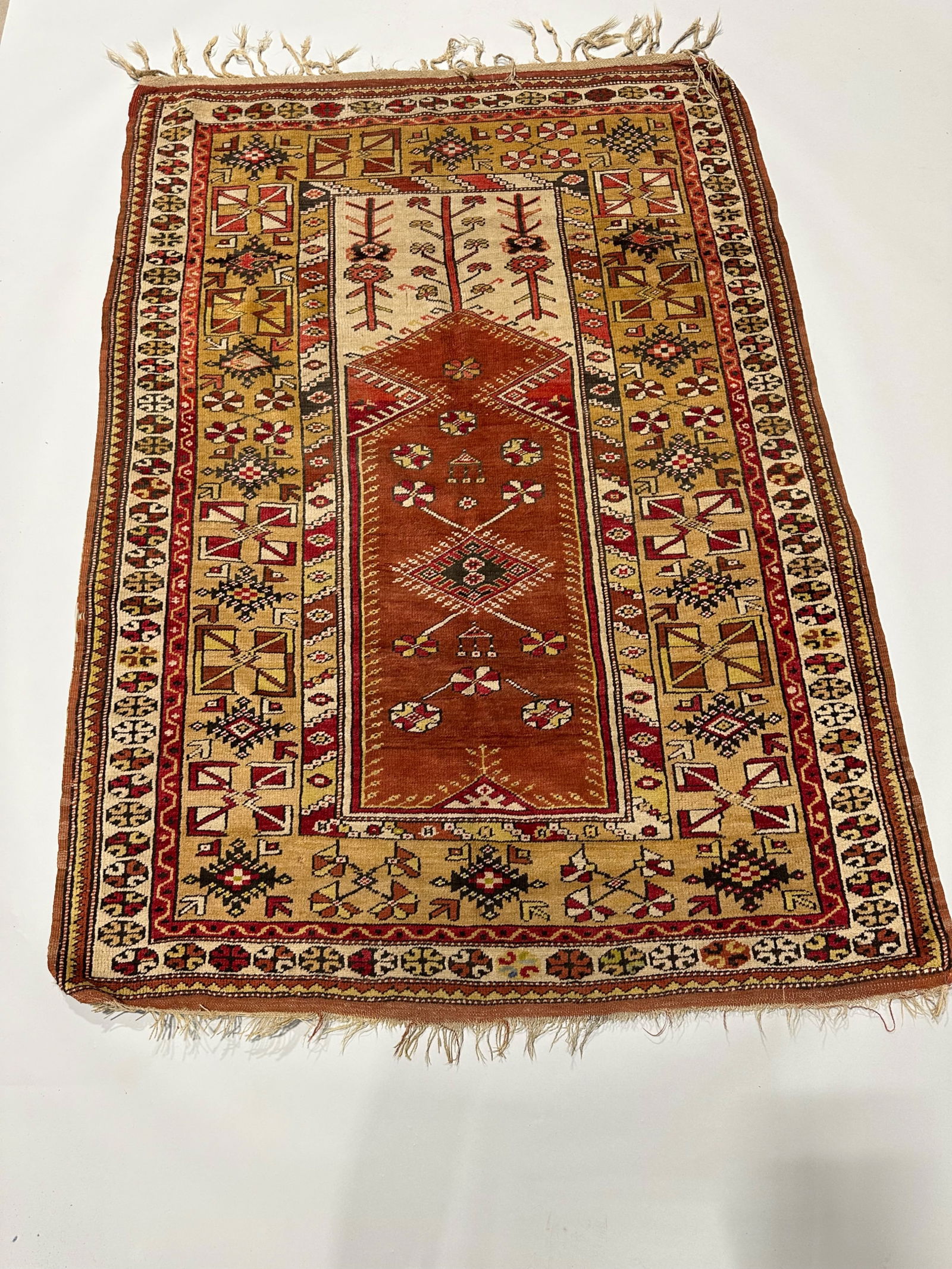 Turkish Melas Handwoven Wool Floor Rug (1 of 8)