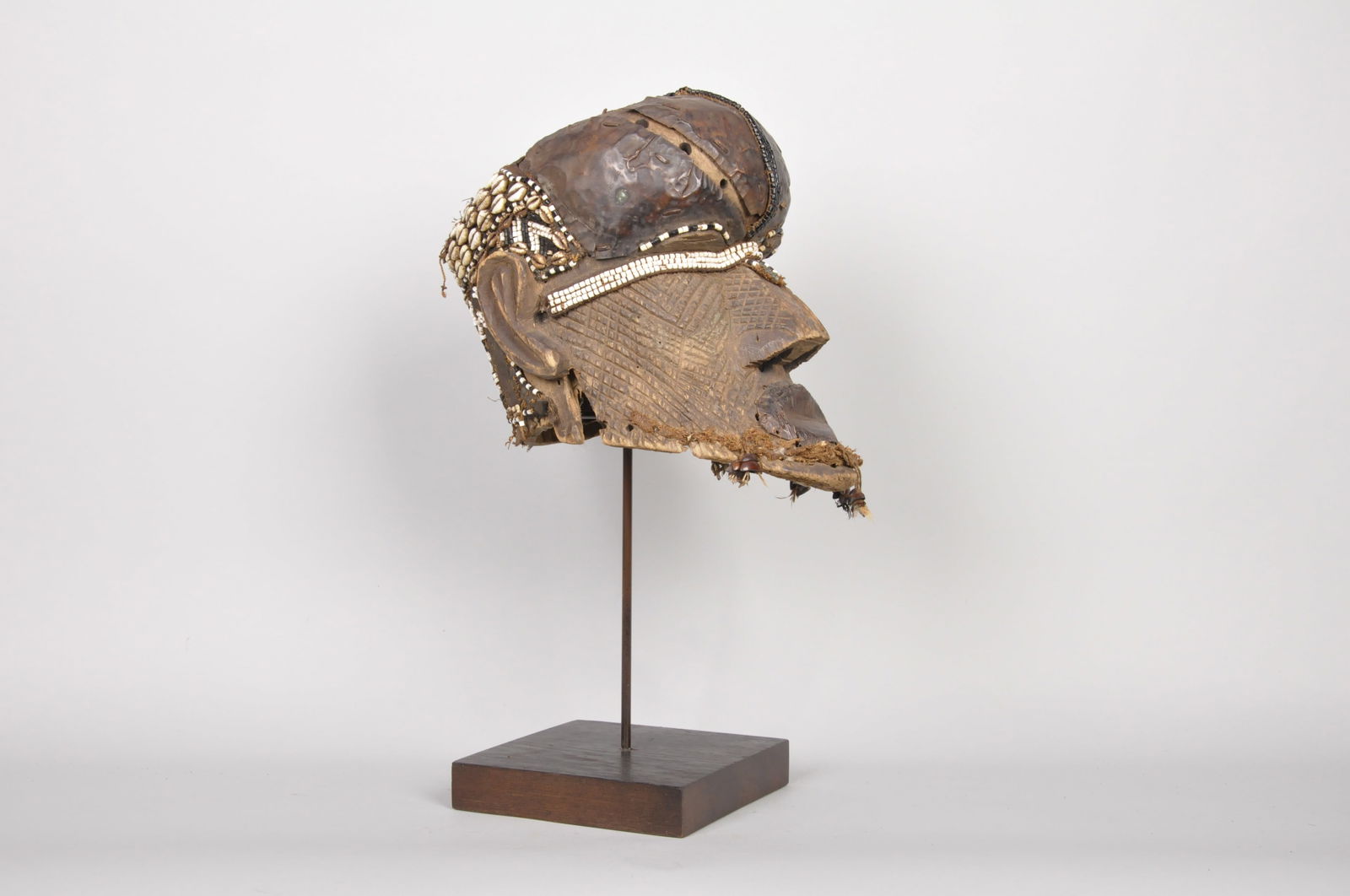 African Kuba Bwoom Helmet Mask 19th or 20th Century (1 of 7)