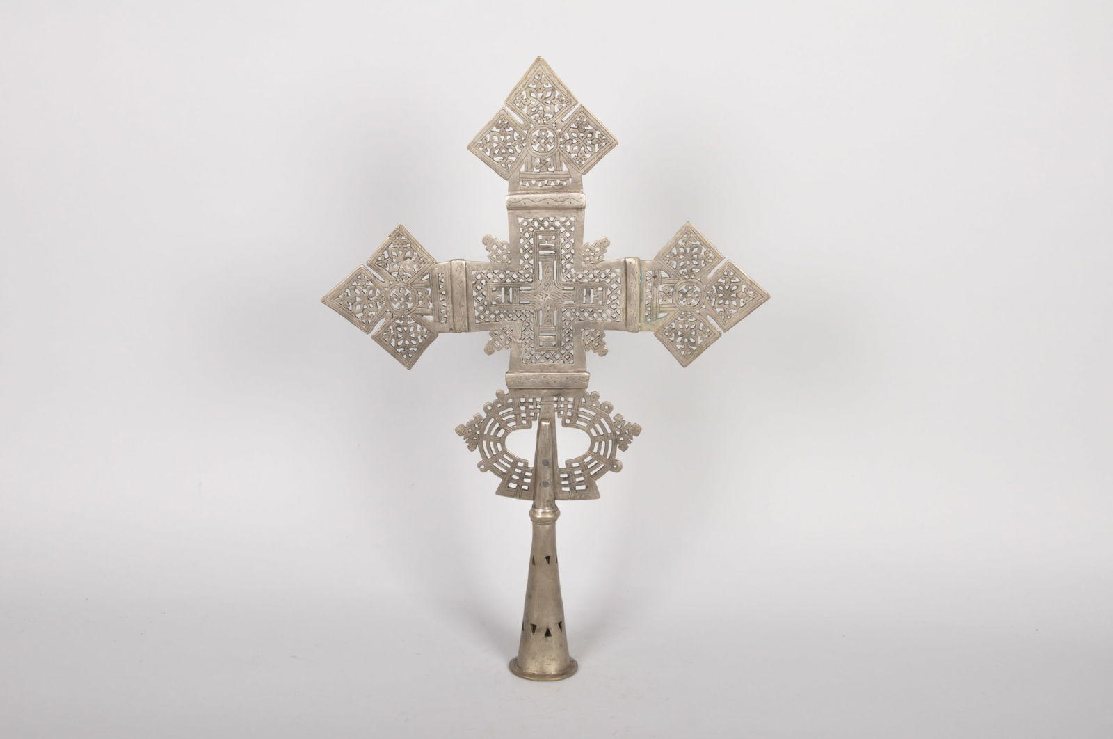 North Ethiopian Coptic Processional Metal Cross (1 of 7)