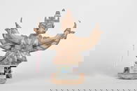 Garuda Cosmic Order Thai Ceramic Sculpture