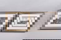 Two 1800s Engraving Prints of Battle of Ciudad and of a Hunt