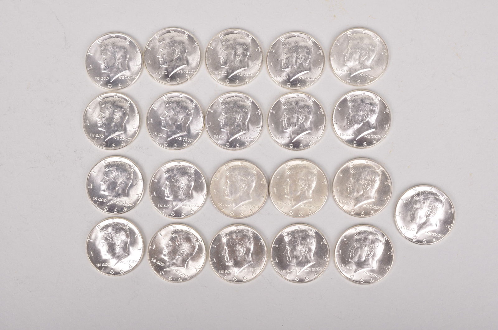 Assorted Silver Kennedy Half Dollars (1 of 13)