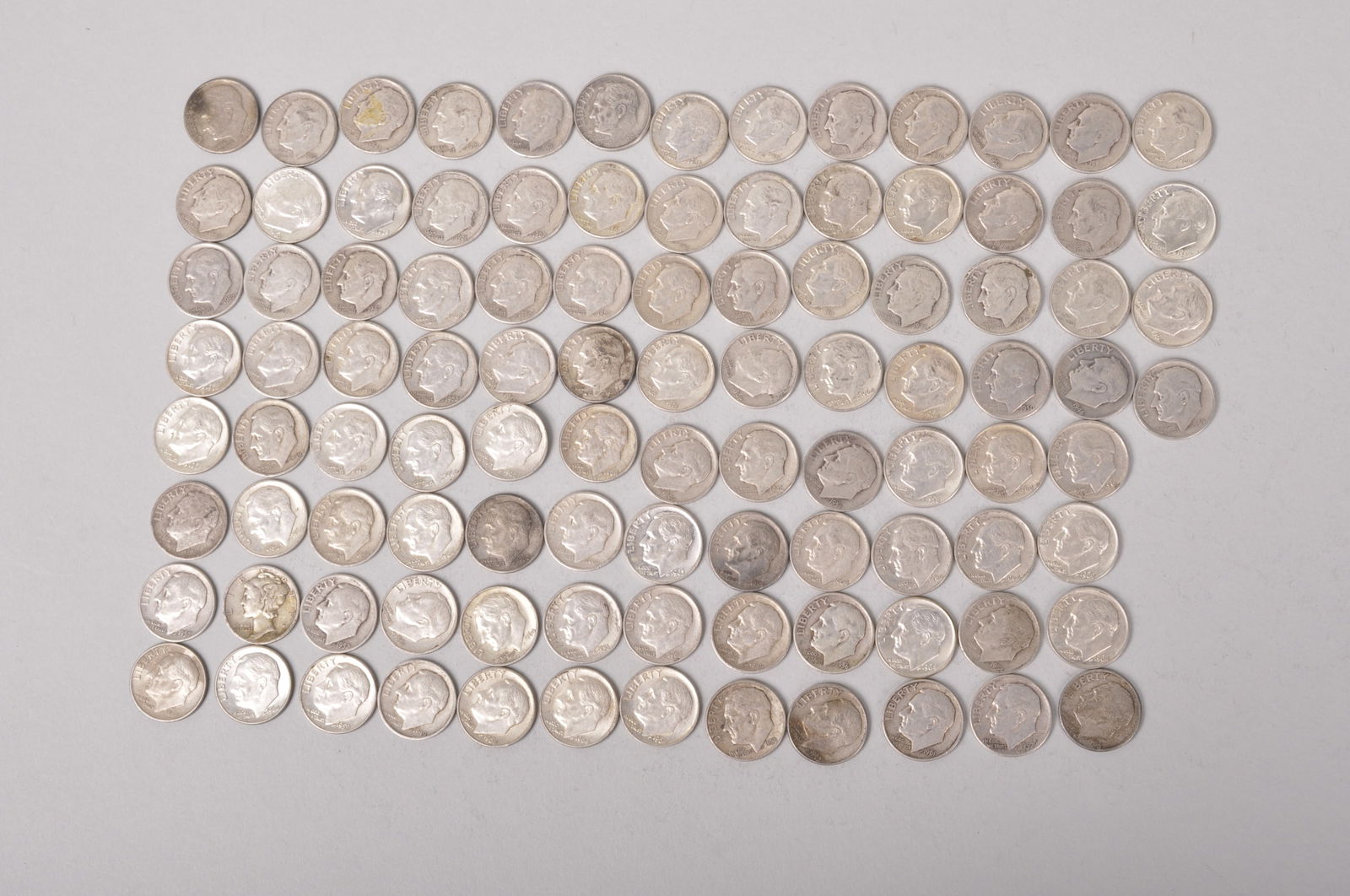 Assorted Silver Roosevelt Dimes (1 of 20)