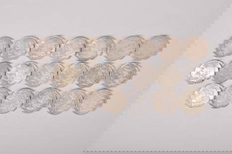 Morgan Silver Dollars in Tube: Additional Description: Morgan Silver Dollars in Tube, Full Tube of 20