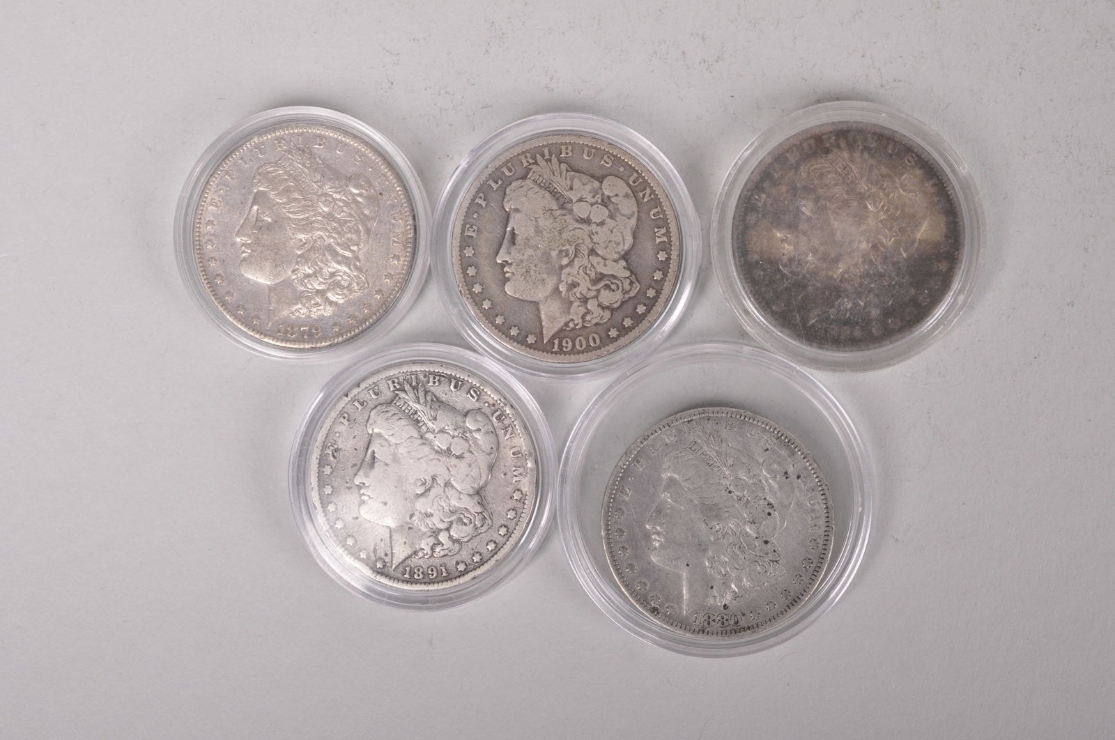 Assorted Silver Morgan Dollars (1 of 14)