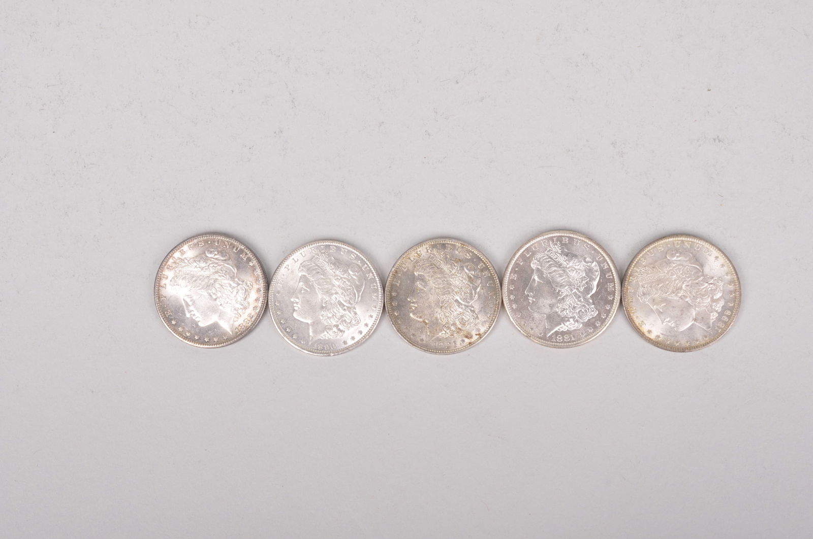 Assorted Silver Morgan Dollars (1 of 9)