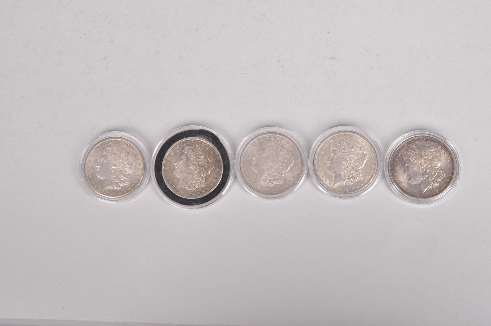 Assorted Silver Morgan Dollars (1 of 9)