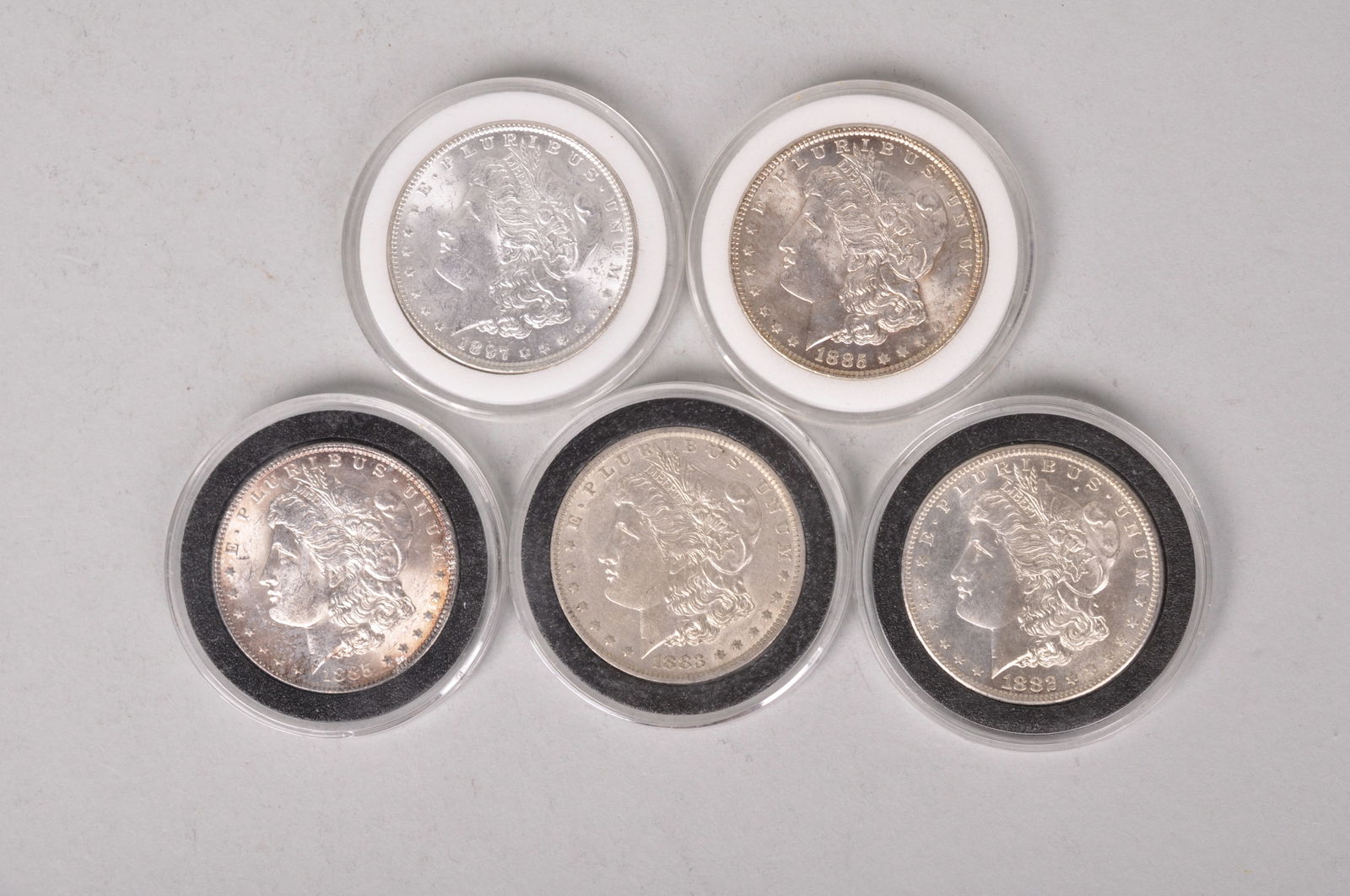 Assorted Silver Morgan Dollars (1 of 11)