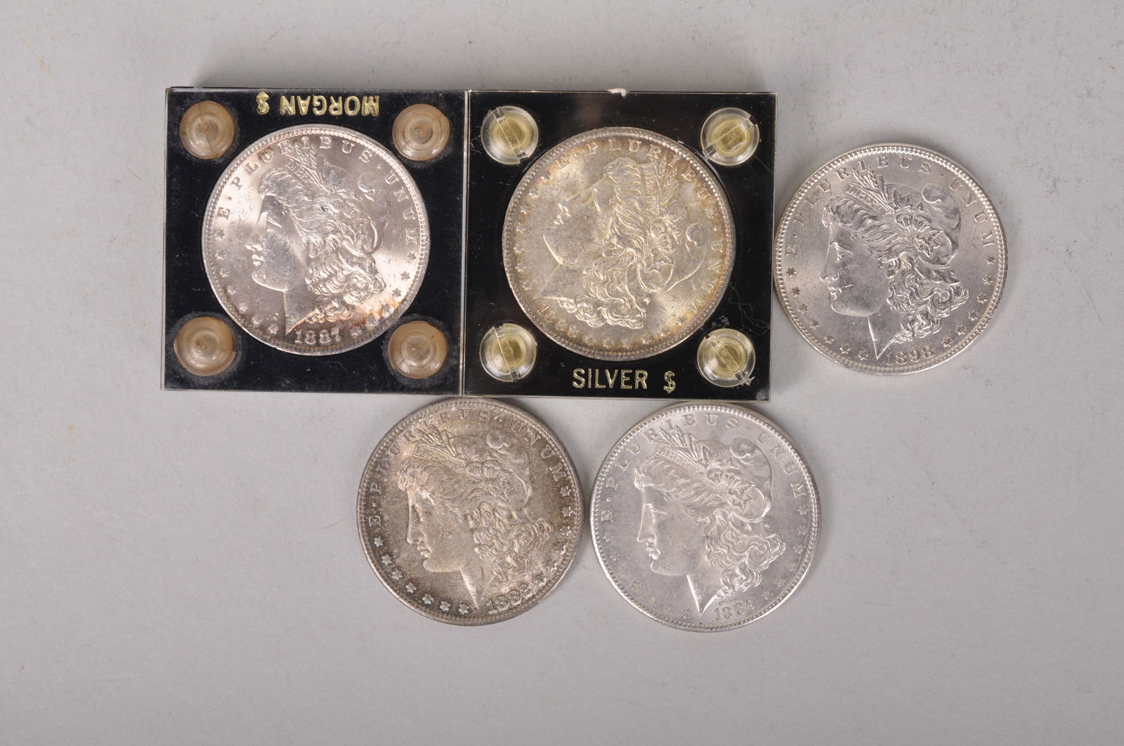 Assorted Silver Morgan Dollars (1 of 8)