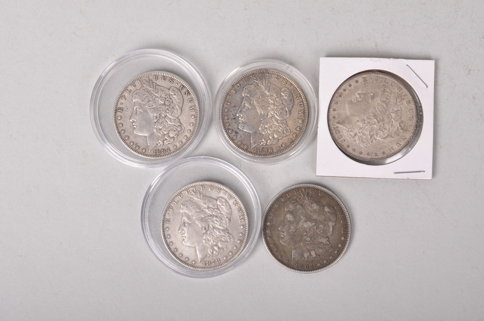 Assorted Silver Morgan Dollars (1 of 8)