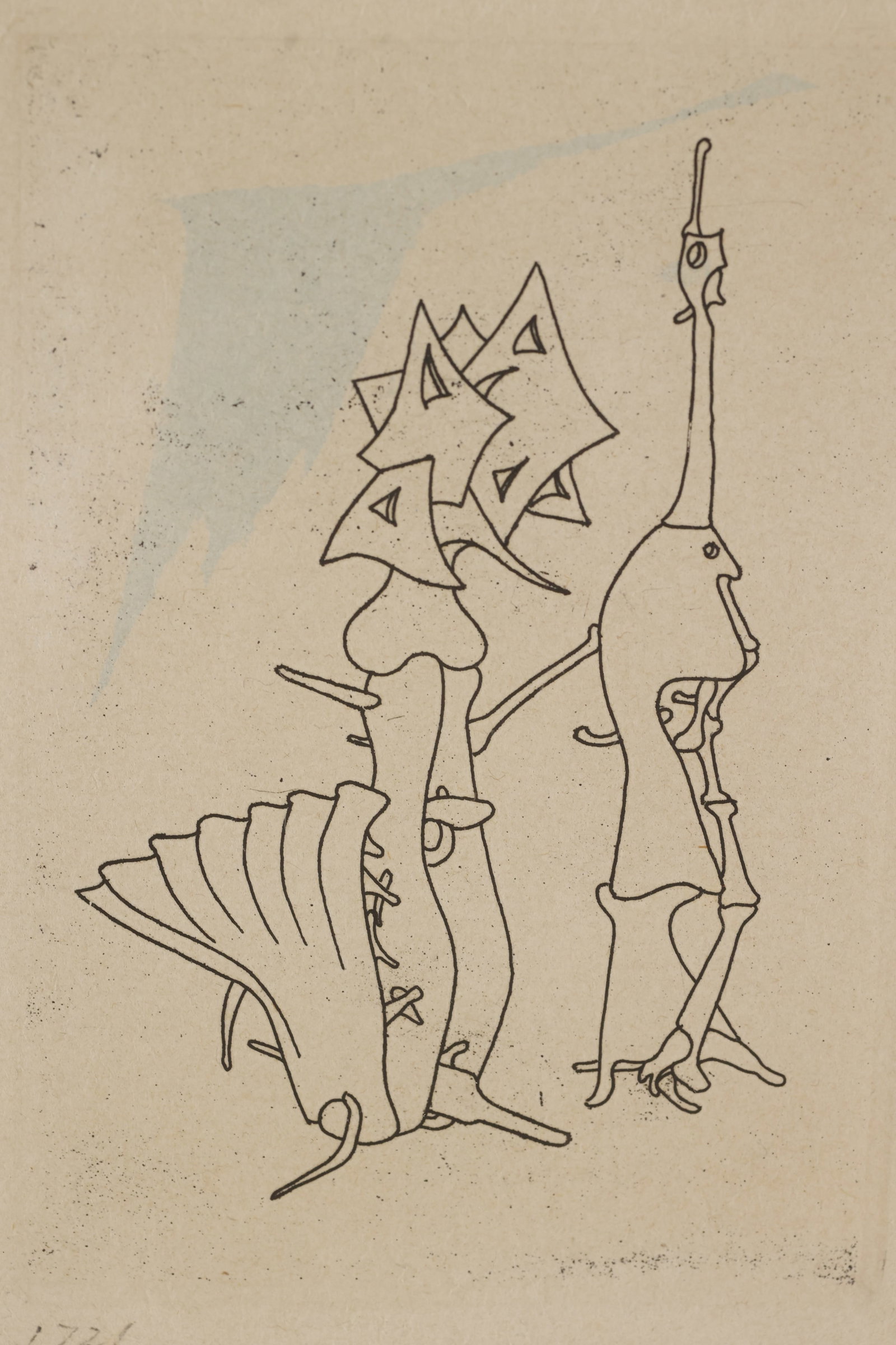 Yves Tanguy, Plate 95 from Minuits Pour Geants: Artist: Yves Tanguy Title: Plate 95 from Minuits Pour Geants Origin: