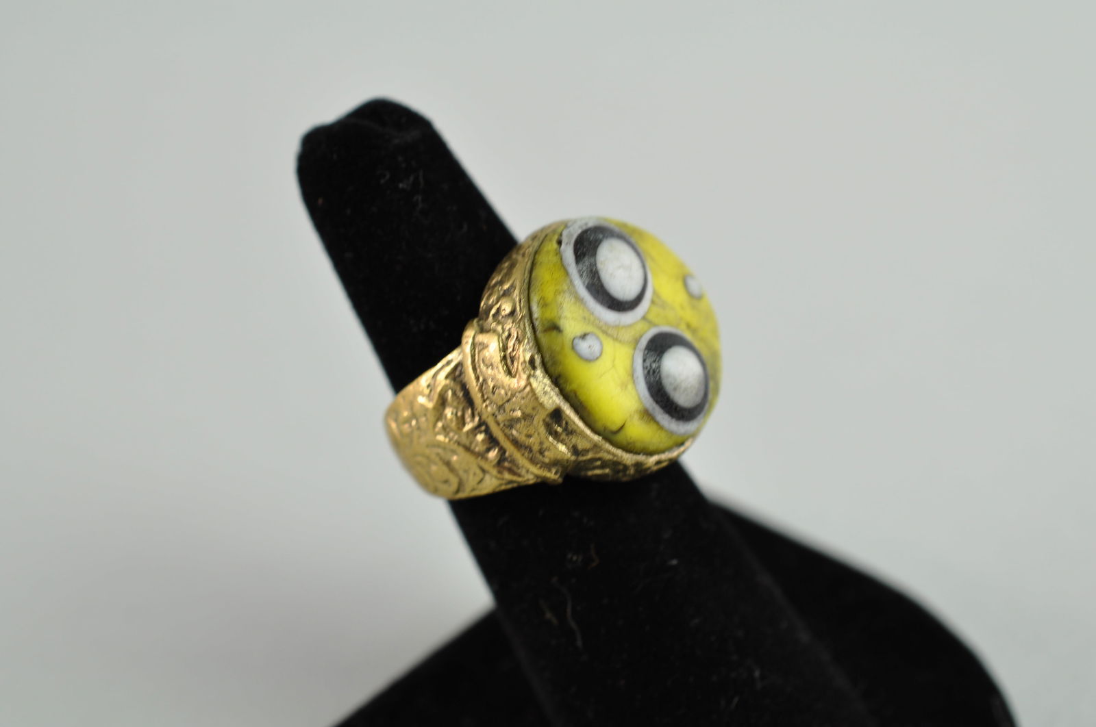 Islamic Mosaic Glass Bronze Ring (1 of 9)