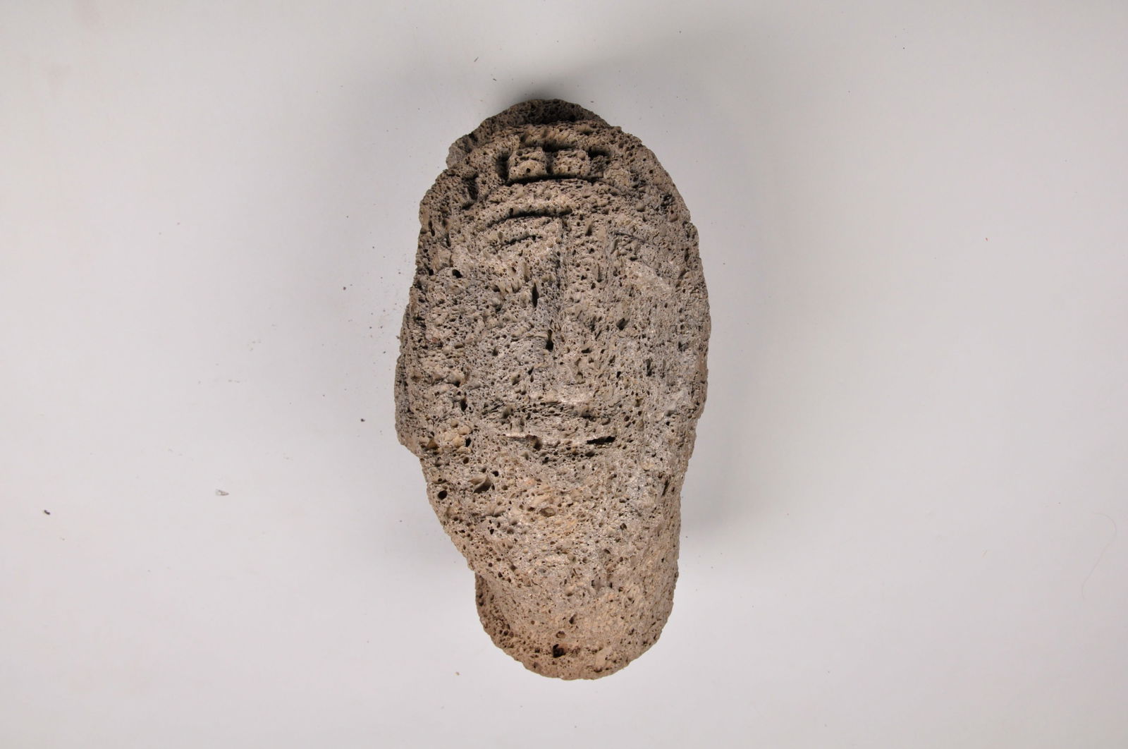 Shaman Double Headed Honeycomb Lava Rock Sculpture (1 of 17)