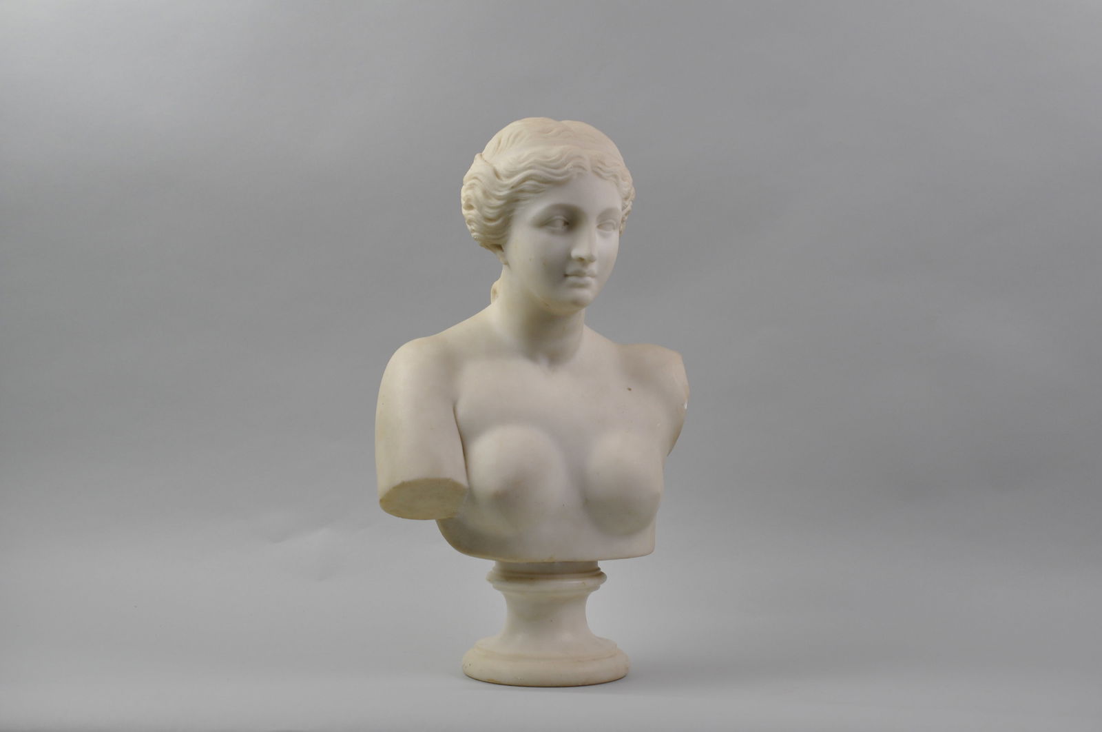 Venus de Milo Alabaster Bust Sculpture (1 of 12)