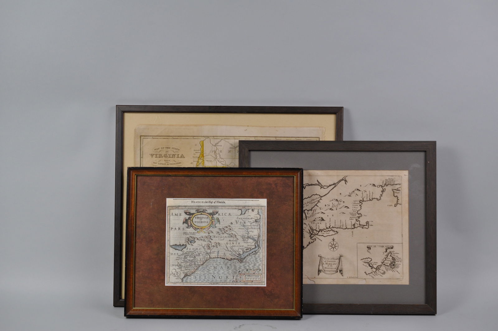 Antique Maps of Virginia, Maryland, Florida, and West Virginia (1 of 17)