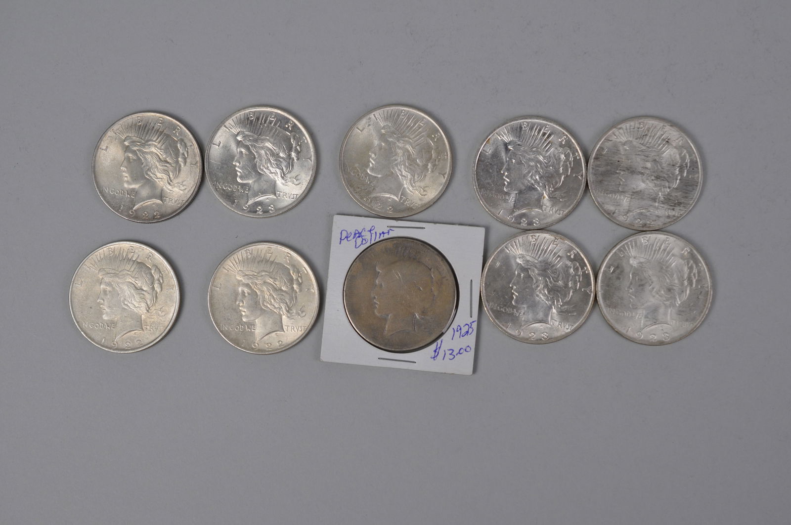 Silver Peace Dollars (1 of 10)