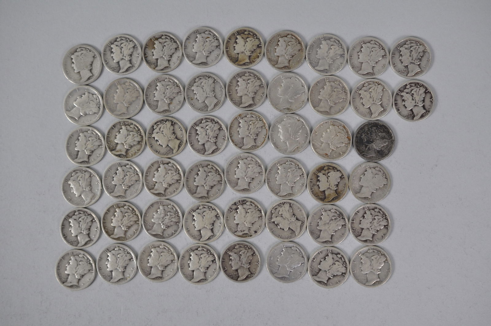 US Silver Dimes (1 of 11)