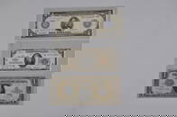 Old Type Large and Small Banknotes