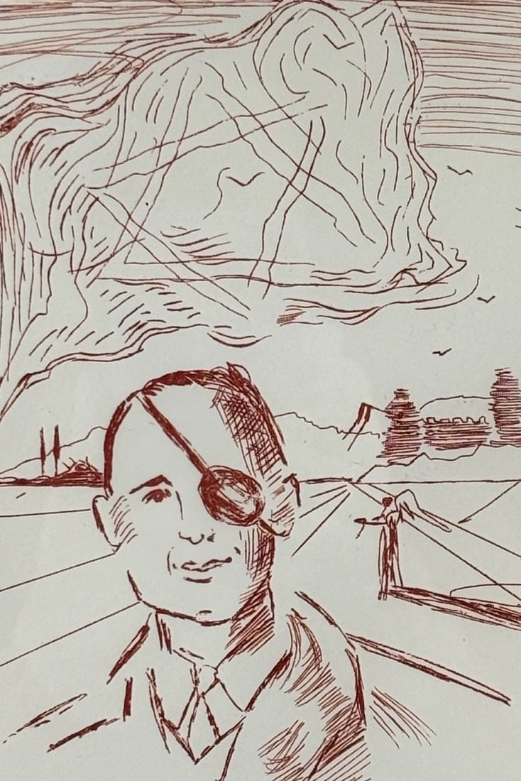 Salvador Dali Moshe Dayan: Artist: Salvador Dali Title: